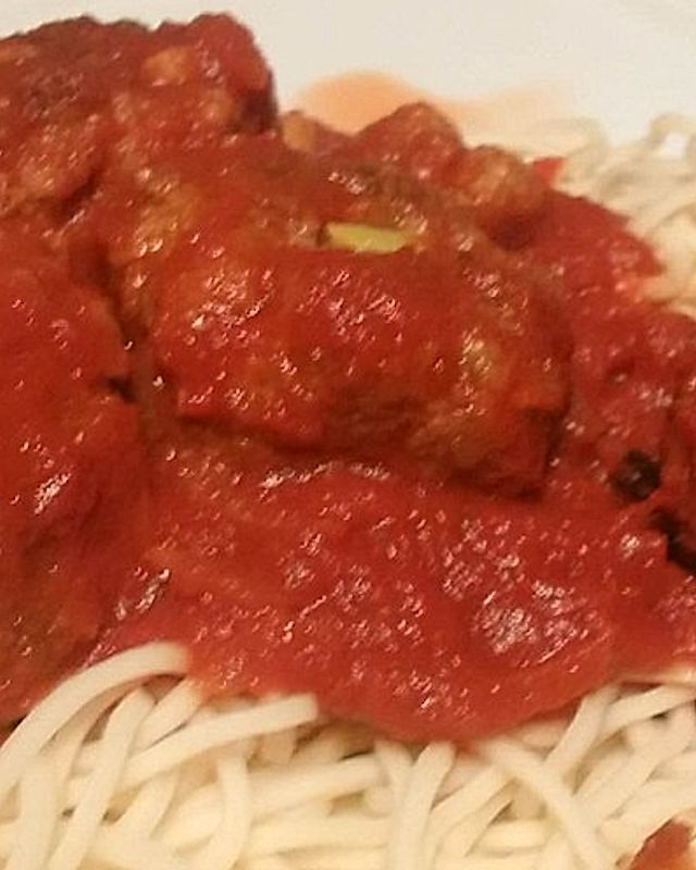 Spaghetti Chinoise mit Hackbällchen