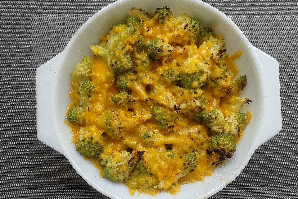 Romanesco-Kartoffel-Gratin