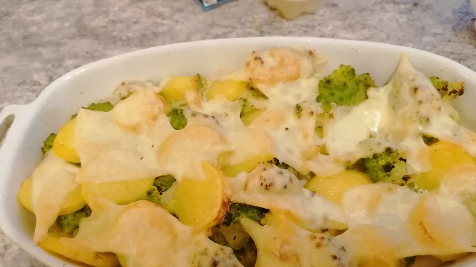 Romanesco-Kartoffel-Gratin von TheOtherSideOfMe