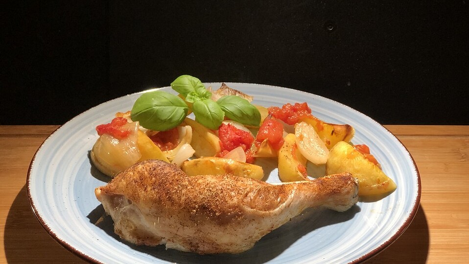 Würzige Ofen-Hähnchenkeulen von Anaid55