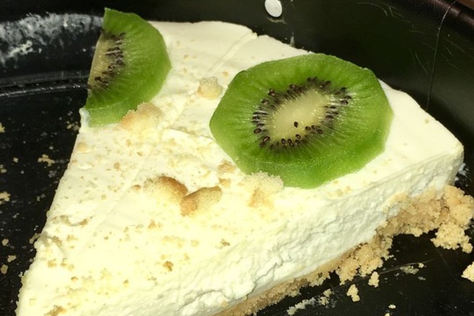 Frischkäse-Kiwi-Torte ohne Backen