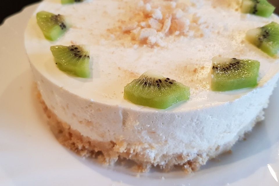 Frischkäse-Kiwi-Torte ohne Backen