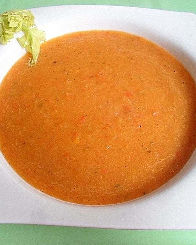 Paprika-Gemüse-Suppe