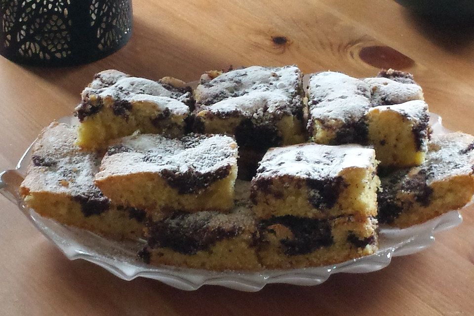 Kuchen mit versenkten Streuseln