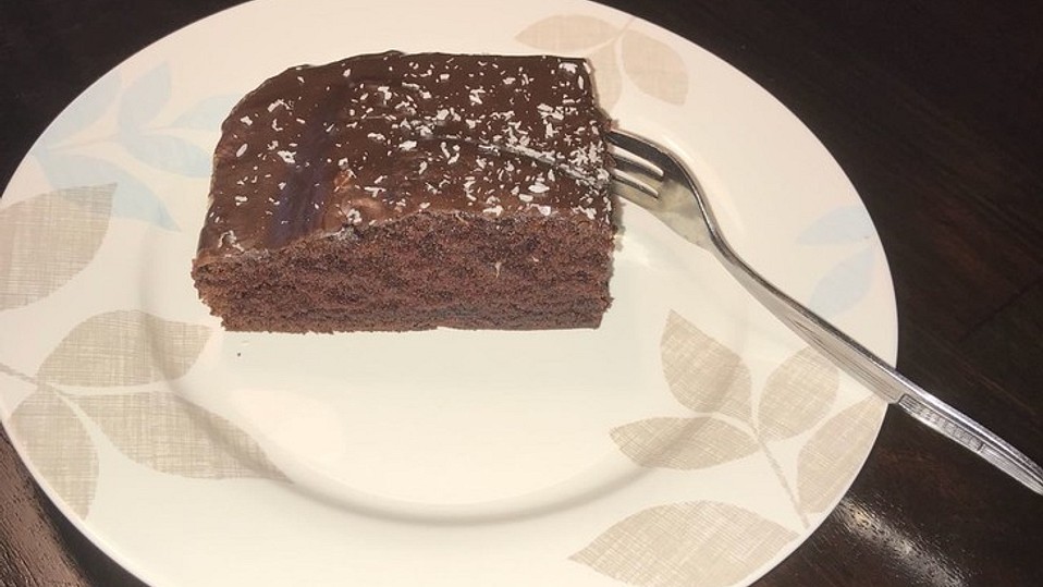 Dänischer Schokoladenkuchen mit Schoko-Zimt-Guss von Pietzi01