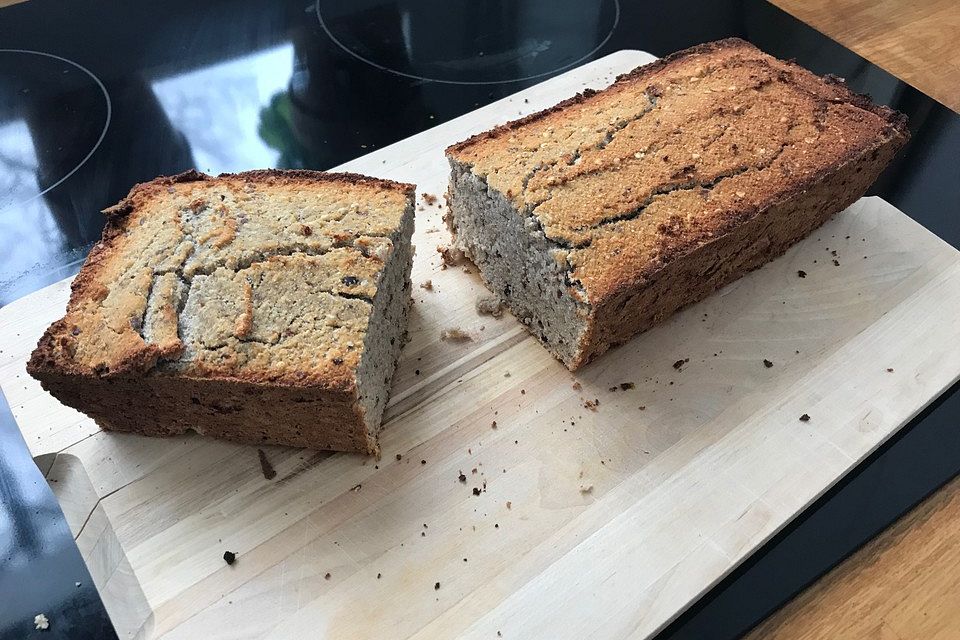 Fitness-Bananenbrot mit viel Eiweiß für Sportler