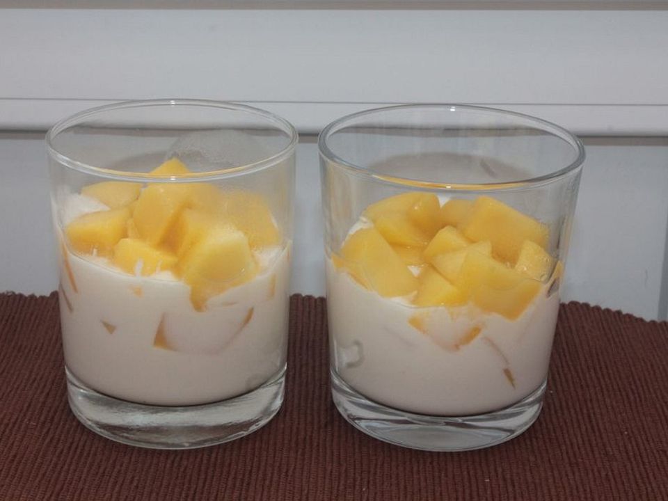 Kefir-Quarkcreme mit Mango-Limetten-Ragout von patty89| Chefkoch