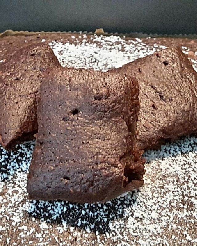 Kakao-Mandel Brownies