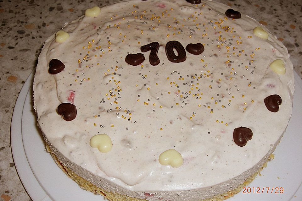 Erdbeer - Quark - Torte mit Joghurette