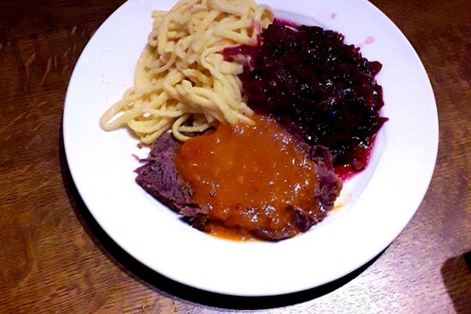 Der perfekte Sauerbraten ohne Einlegen