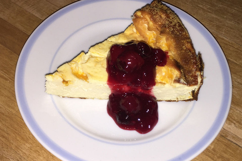 Schlanker Käsekuchen