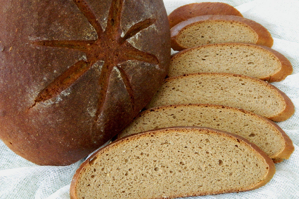 Mias Roggenmischbrot mit Sauerteig