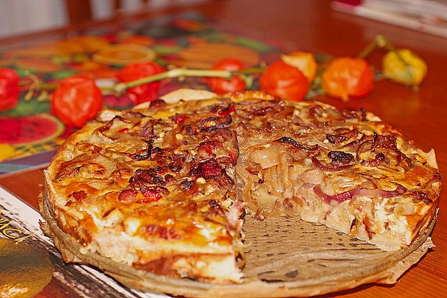 Speck - Zwiebel - Kuchen von Nanabi| Chefkoch