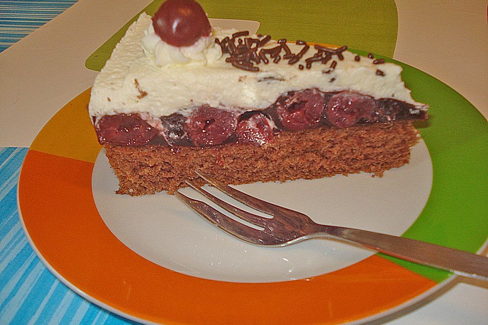 Schnelle Kirschtorte