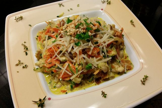 Hähnchen-Gemüsepfanne mit Pilzen von küchen_zauber| Chefkoch