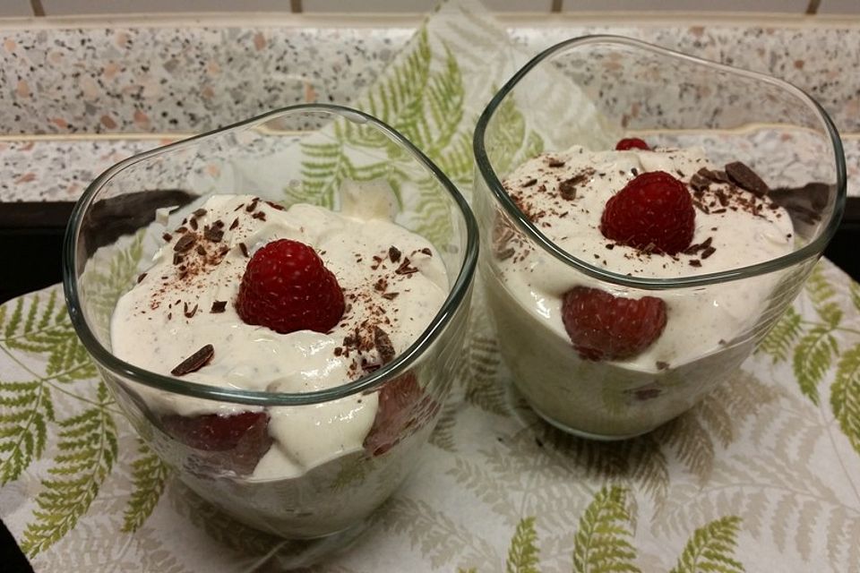 Low Carb Himbeer-Dessert