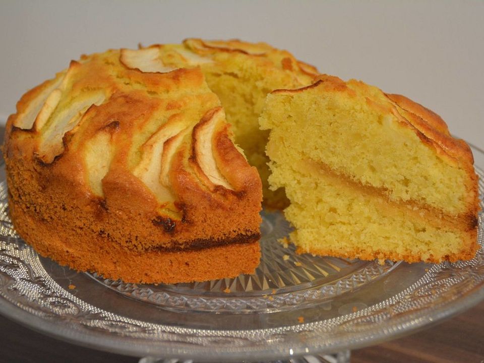 Apfel Marzipan Kuchen von FräuleinZuckerbäcker | Chefkoch