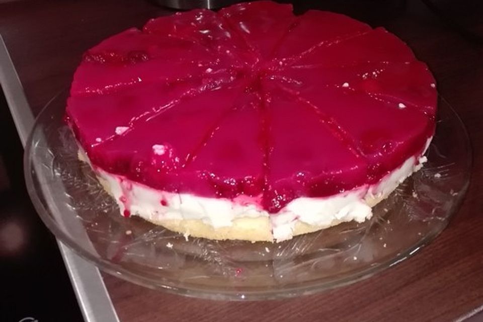 Himbeer - Vanillecreme - Torte