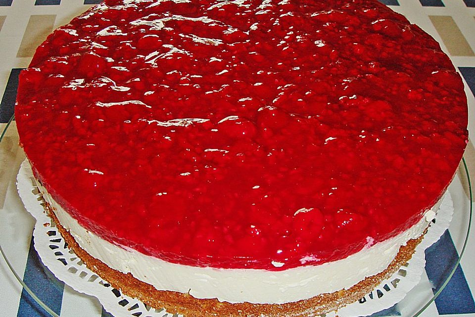 Himbeer - Vanillecreme - Torte