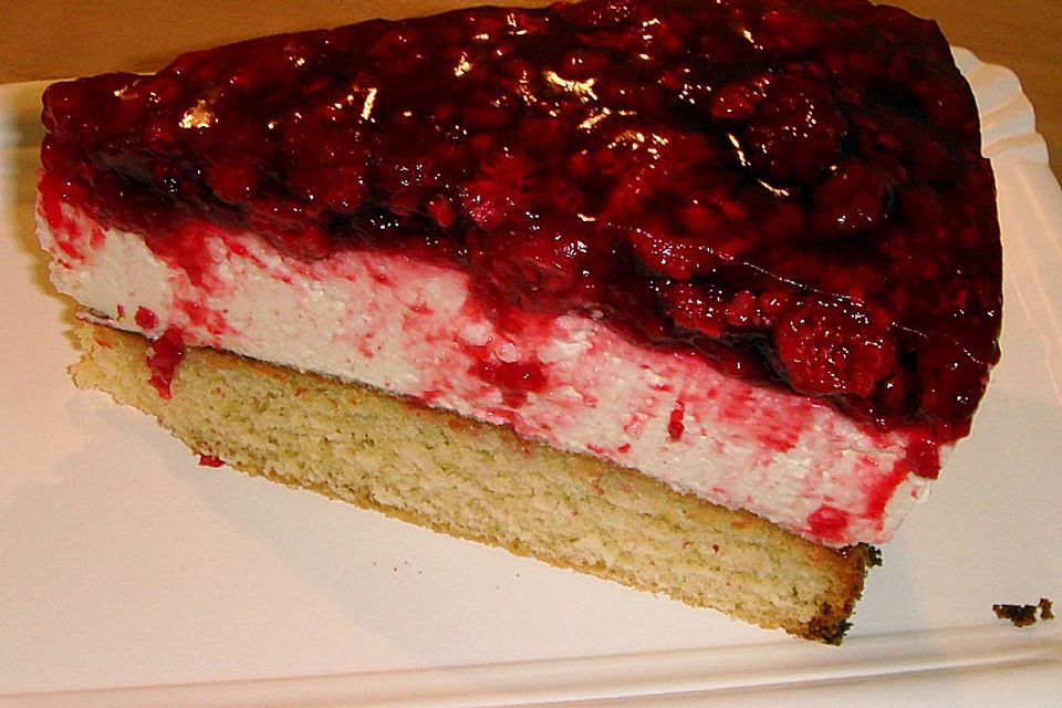 Himbeer - Vanillecreme - Torte