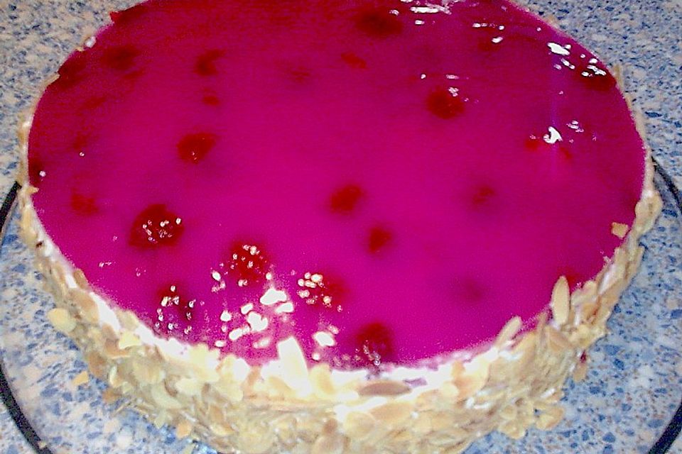 Himbeer - Vanillecreme - Torte