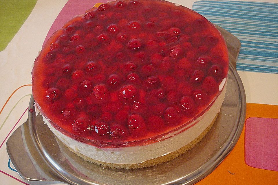 Himbeer - Vanillecreme - Torte