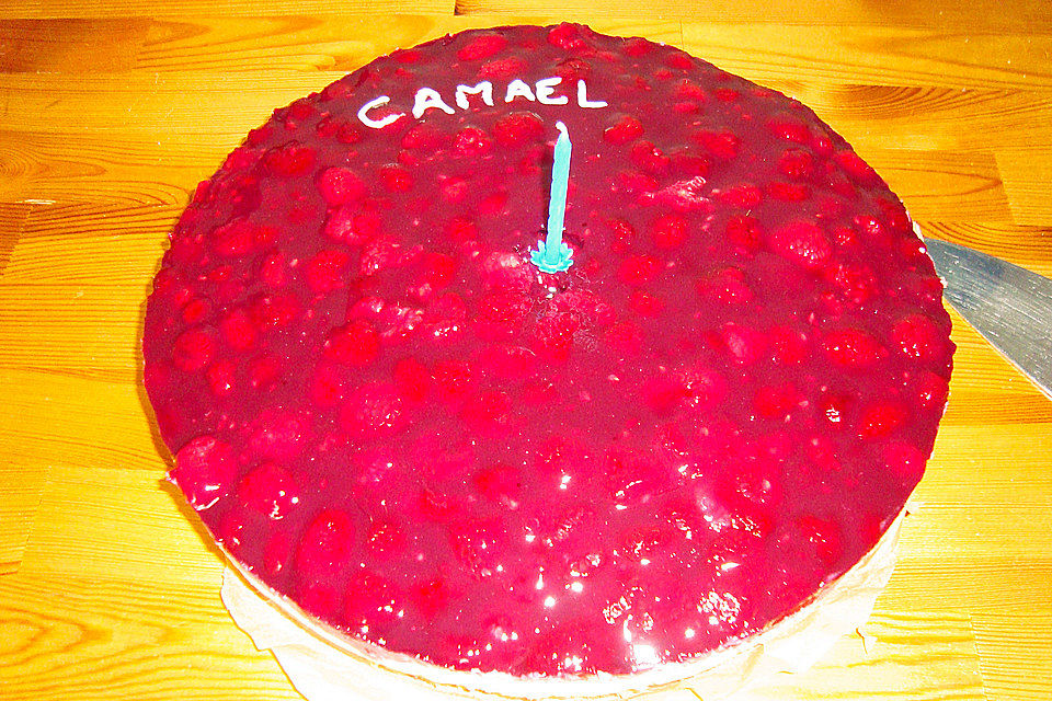 Himbeer - Vanillecreme - Torte