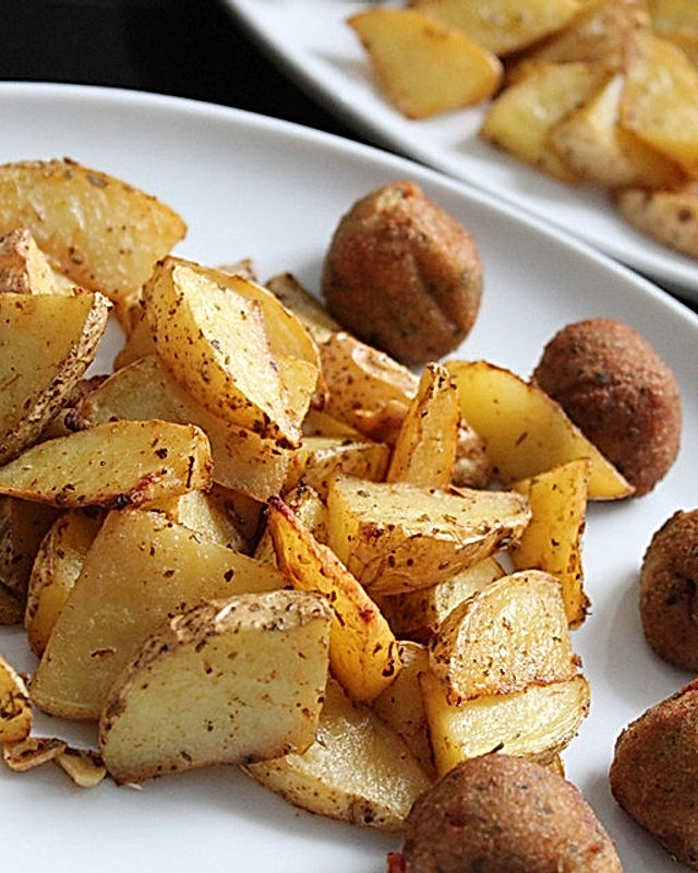 Yotas Kartoffeln aus dem Ofen mit viel Knoblauch
