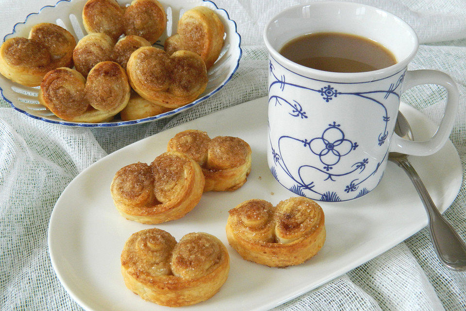 Zimt-Vanille-Schweinsöhrchen Zimt-Vanille-Schweinsöhrchen