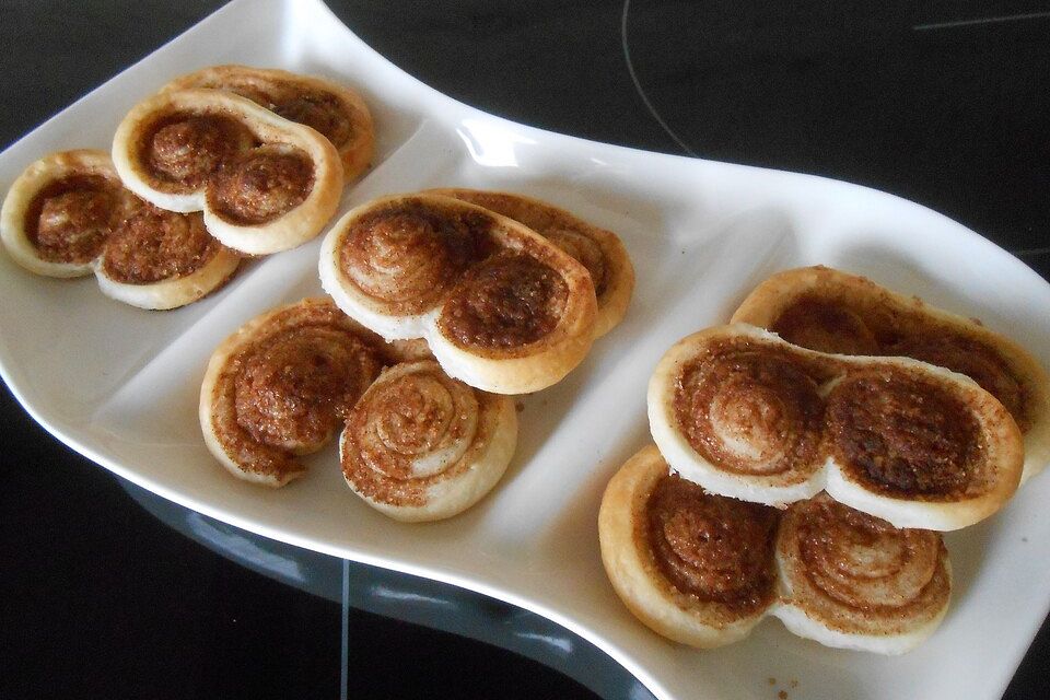 Zimt-Vanille-Schweinsöhrchen Zimt-Vanille-Schweinsöhrchen