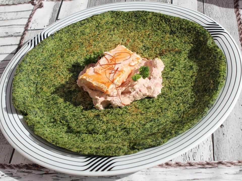 Spinatpfannkuchen mit Avocado von schnucki25| Chefkoch
