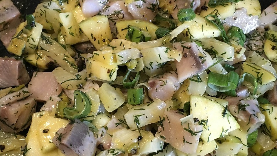 Matjes-Salat mit Apfel und Fenchel von Fiefhusener