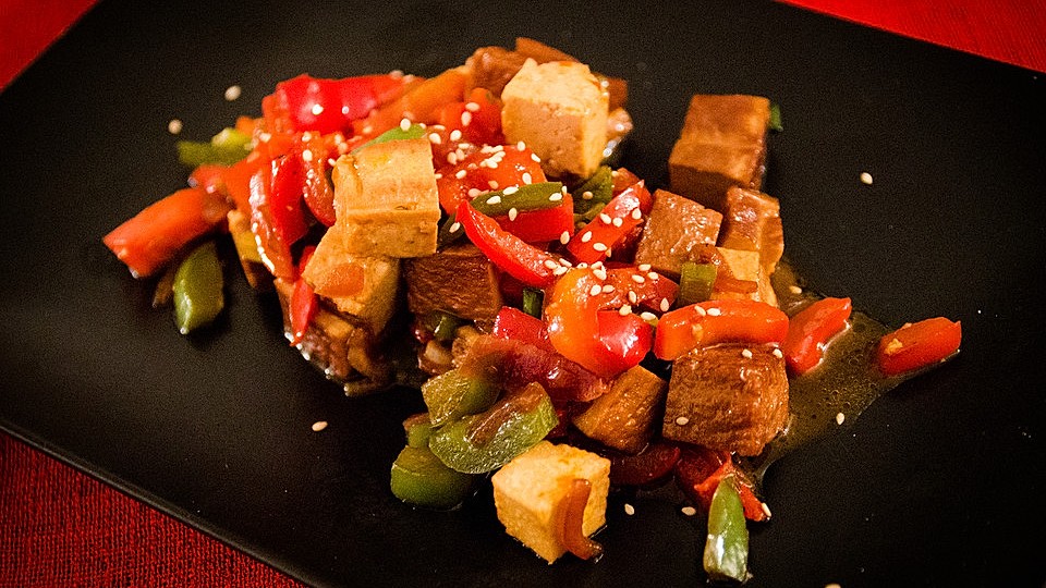 Paprika Tofu Wokpfanne Von Stiermadchen Chefkoch