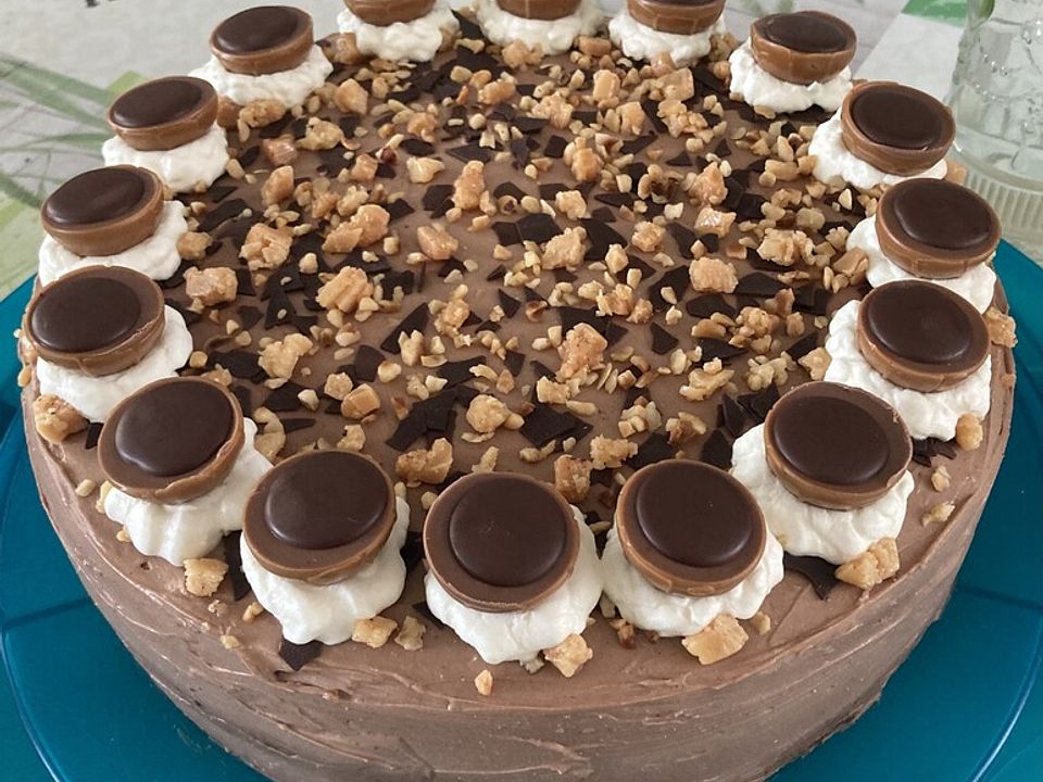 Toffifee-Torte mit Mascarpone-Creme von Mysecretin| Chefkoch