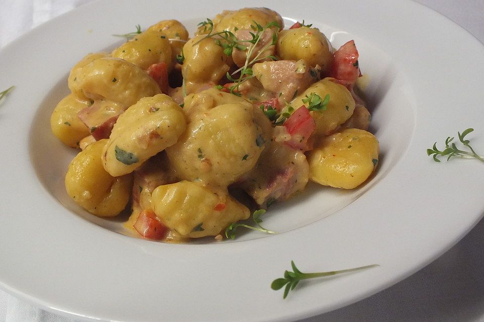 Kasseler-Gnocchi-Pfanne