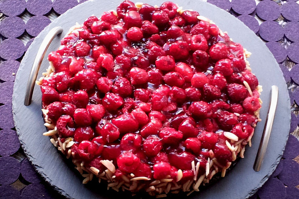 Himbeerkuchen, glutenfrei