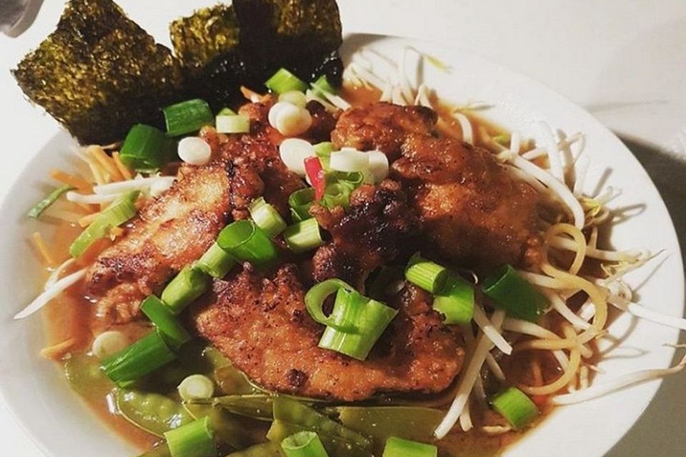 Smoked Teriyaki Miso Ramen