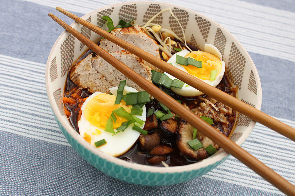 Smoked Teriyaki Miso Ramen