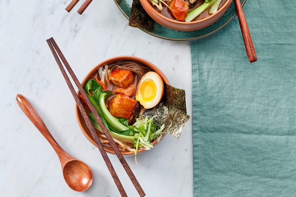 Smoked Teriyaki Miso Ramen