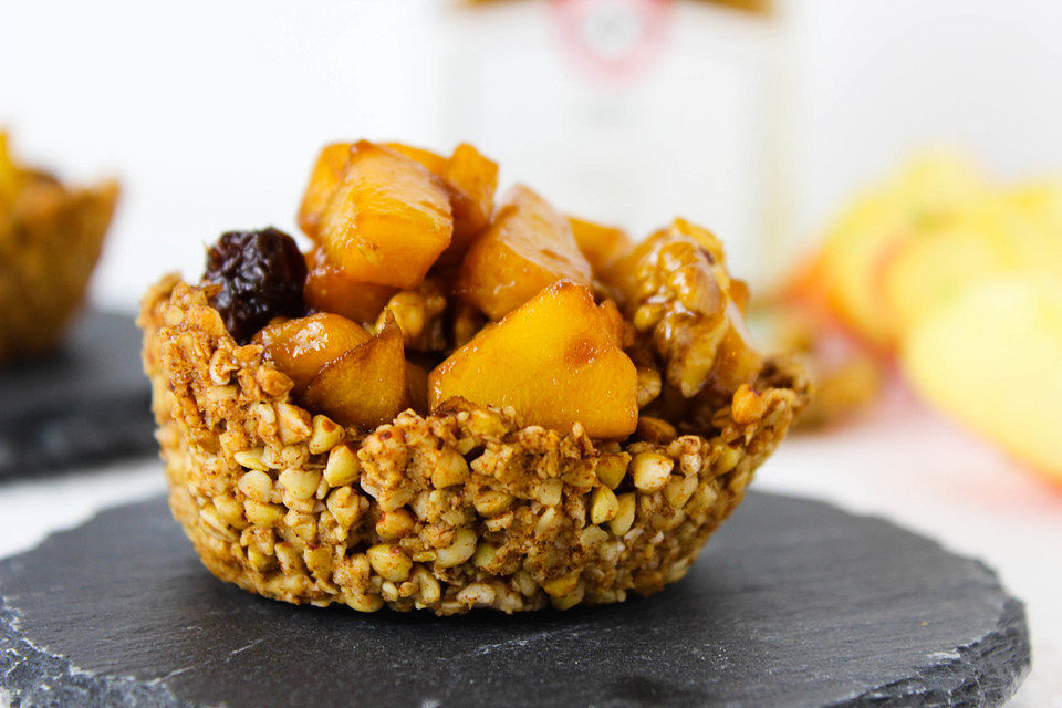 Granola Cups - Knuspermüslischale aus Buchweizen