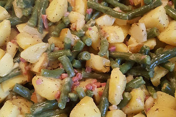 Birnen Bohnen Speck Salat Mit Senfdressing Von Snipi Chefkoch 