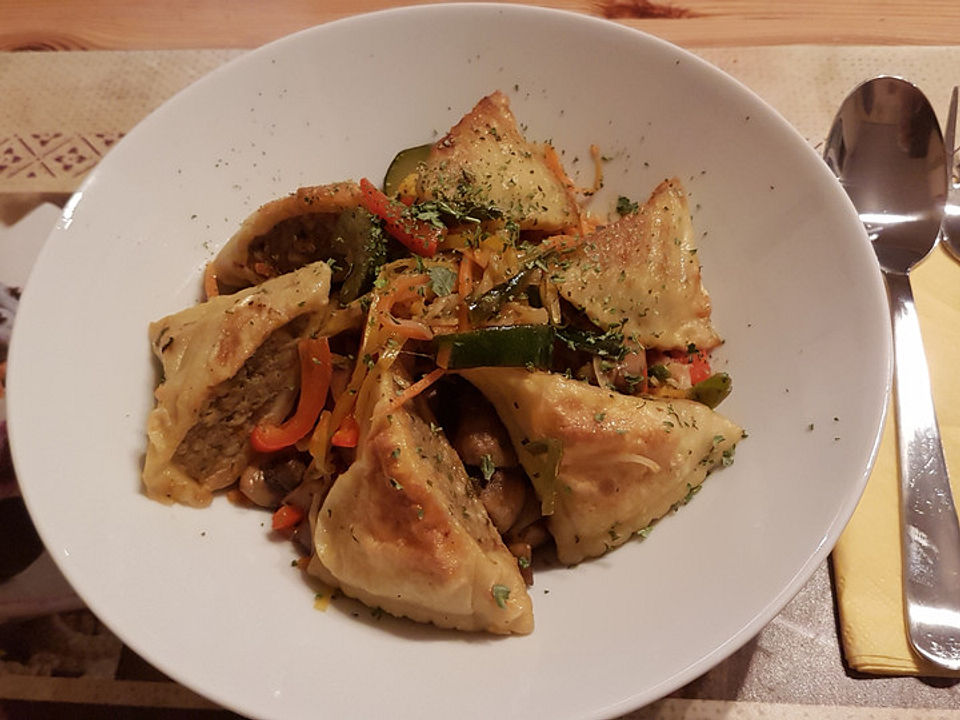 Scharfe Maultaschen auf asiatische Art von buerger | Chefkoch