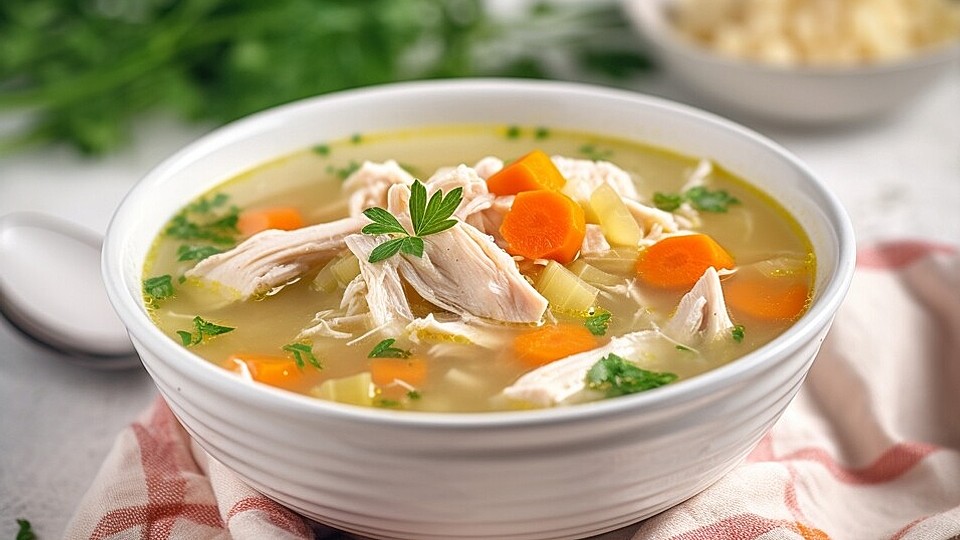 Omas Hühnersuppe - einfach & lecker-image