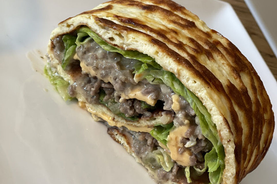 Low-Carb Big Mac-Rolle