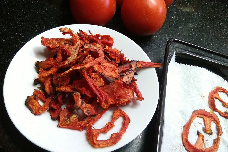 Getrocknete Tomaten aus dem Backofen