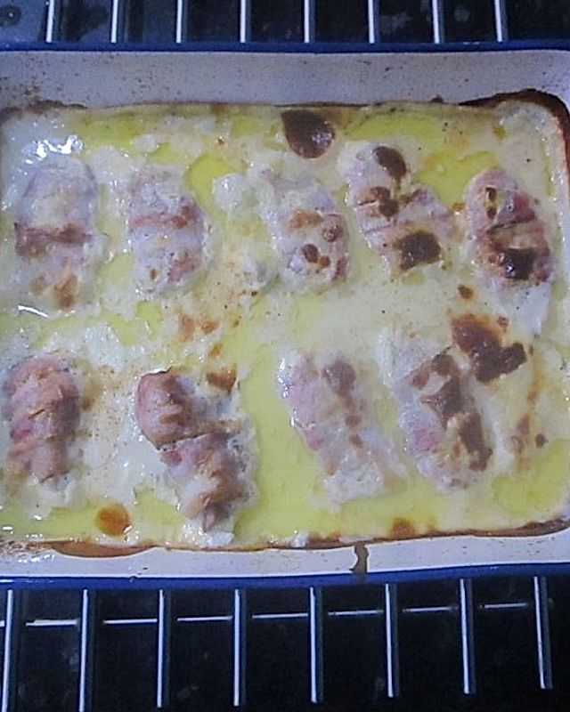 Schweinefiletmedaillons in Käse-Sahne-Soße