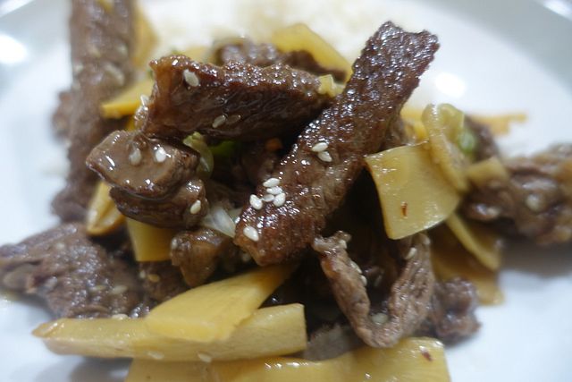 Rindfleisch mit Bambussprossen von hefide