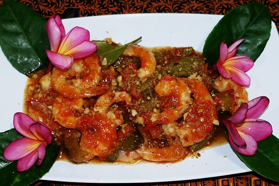 Lady Fingers in Sambal Belacan