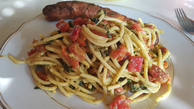 Mediterraner Spaghettisalat mit Pesto rosso von Locke2 Mediterraner Spaghettisalat mit Pesto rosso von Locke2