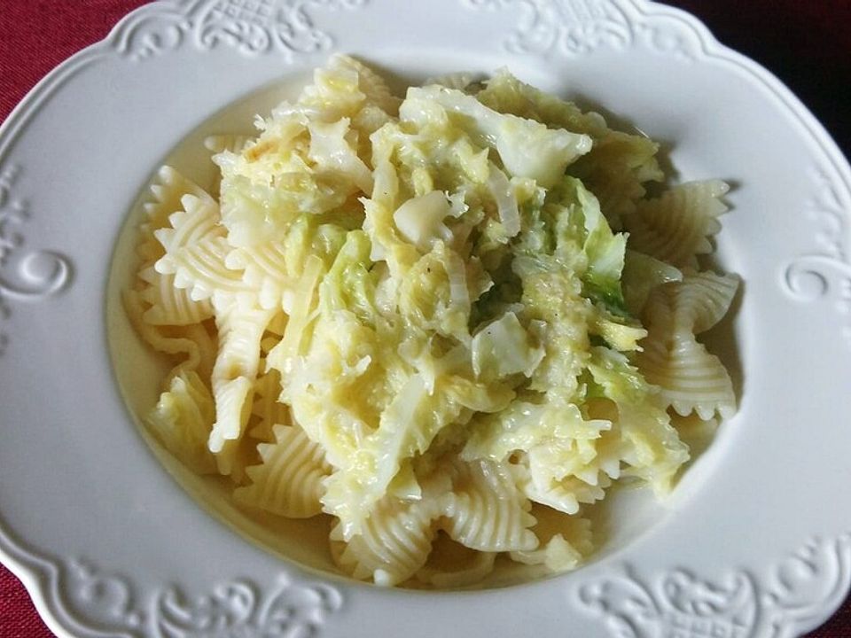 Veganer Wirsing in Sahnesauce von Izm11| Chefkoch